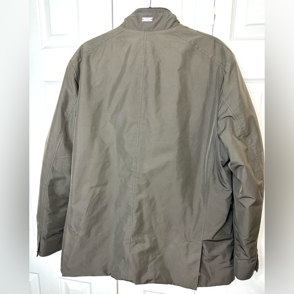 TOMMY BAHAMA Urban Paradise Field Jacket Coat Green Brown Pockets Waterproof - Picture 12 of 16